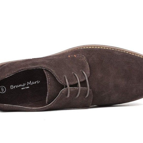 New Men Sz 9M Urban dark brown Suede Leather Lace business casual Oxford Shoes - Picture 5 of 8